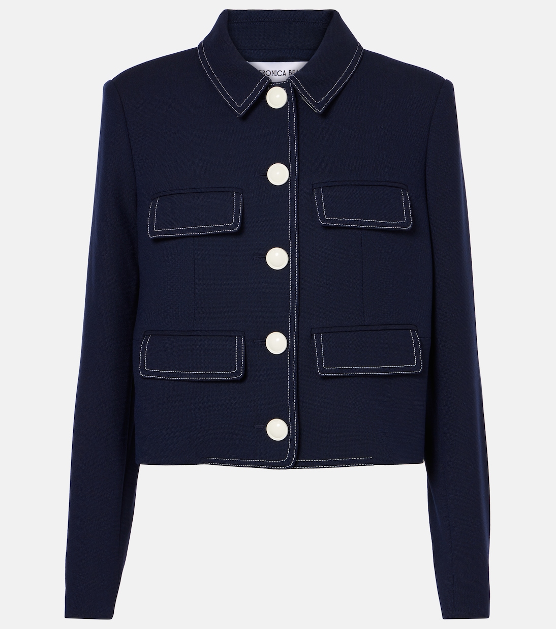 

Укороченная куртка Constantine Veronica Beard, темно-синий