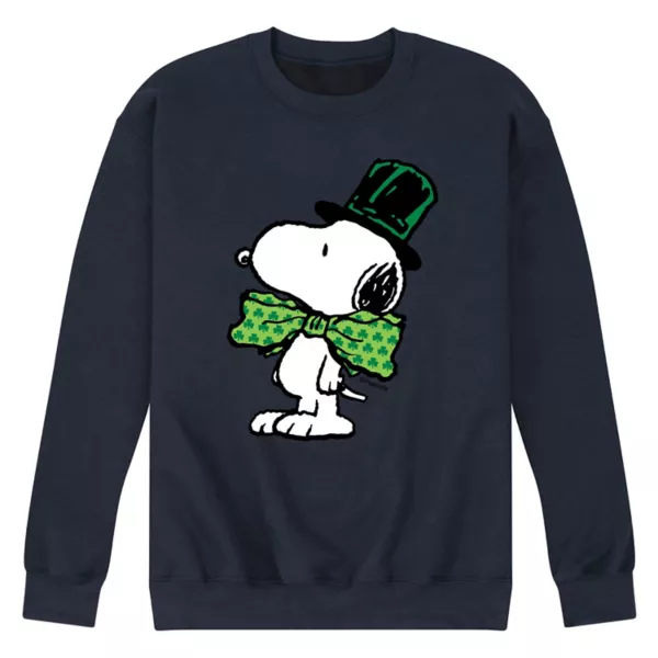 

Мужская флисовая толстовка с бантом Peanuts St Paddy's Licensed Character, синий