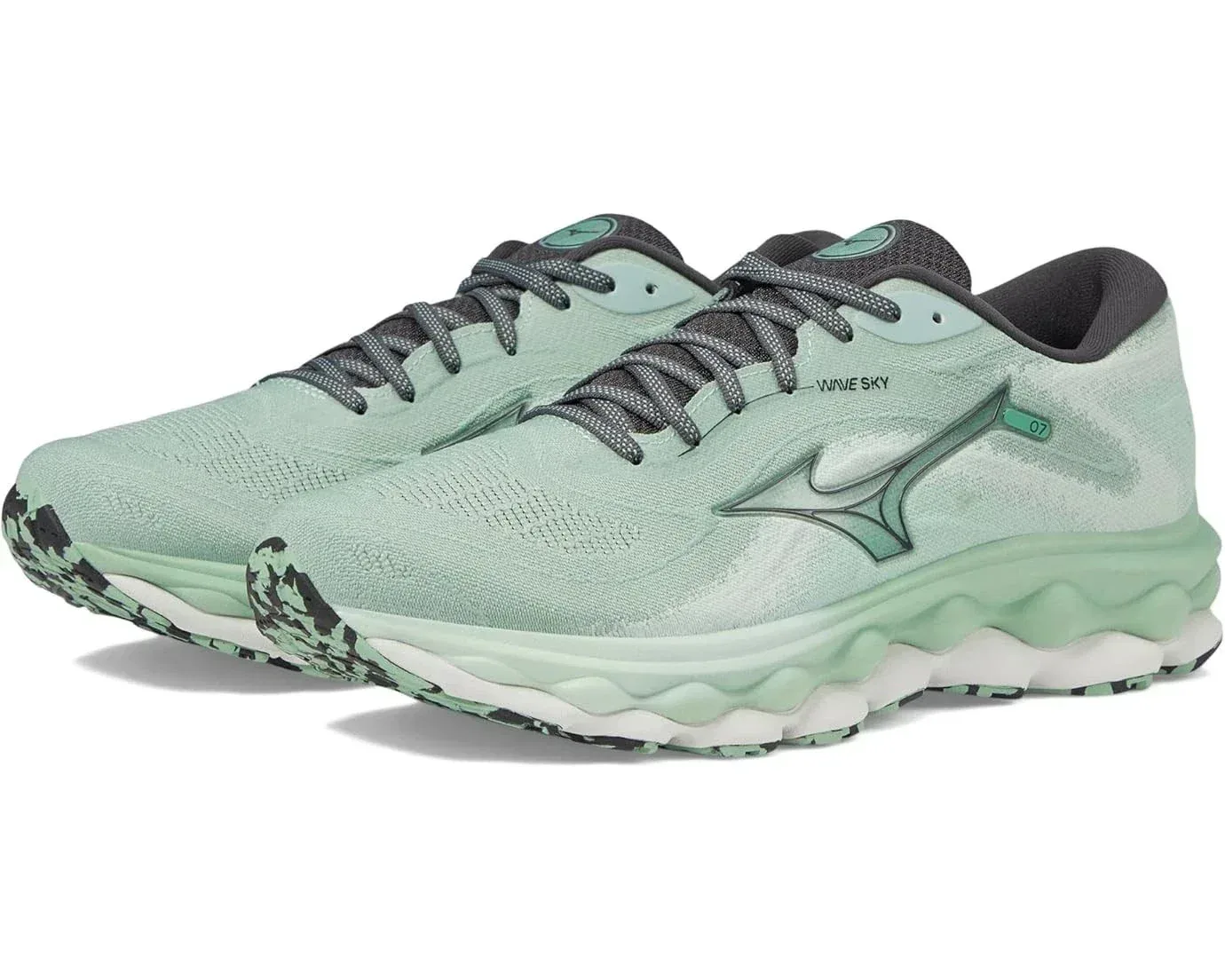 Кроссовки Wave Sky 7 J1GC230253 Granite Green DWA3293 Mizuno