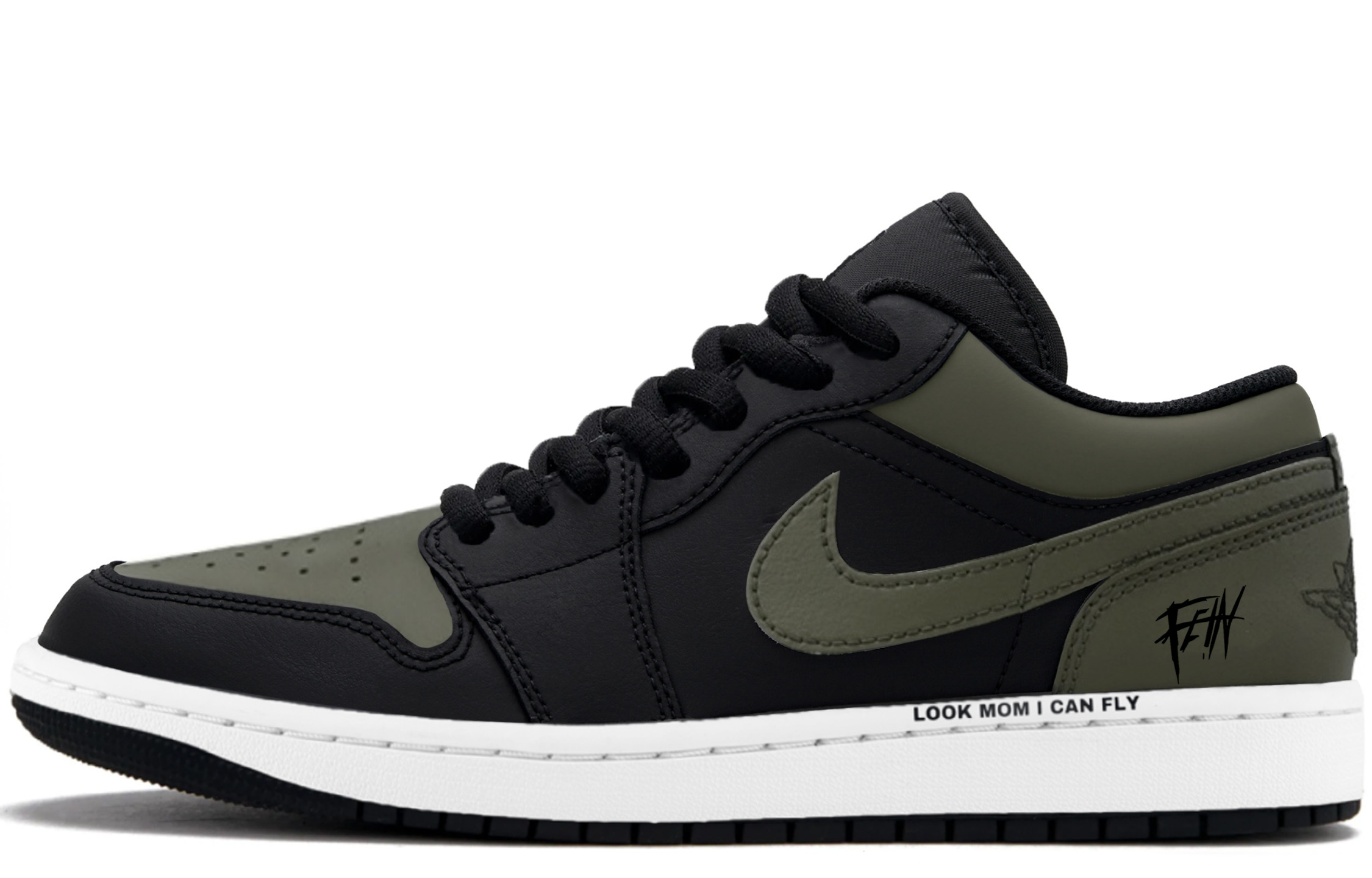 

Jordan Кроссовки Air 1 Abrasion Resistant Low top Vintage мужские Olive Green