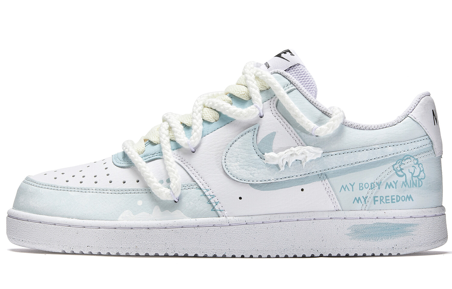 

Мужские кроссовки для скейтбординга Nike Court Vision 1, Light Cyan, Серый, Мужские кроссовки для скейтбординга Nike Court Vision 1, Light Cyan