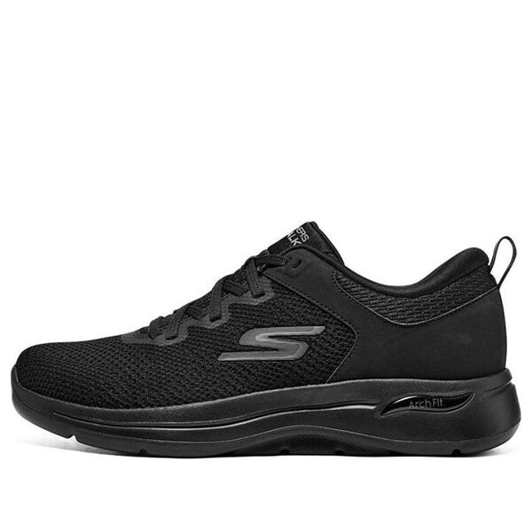 

Кроссовки go walk arch fit clinton 'black' Skechers, черный