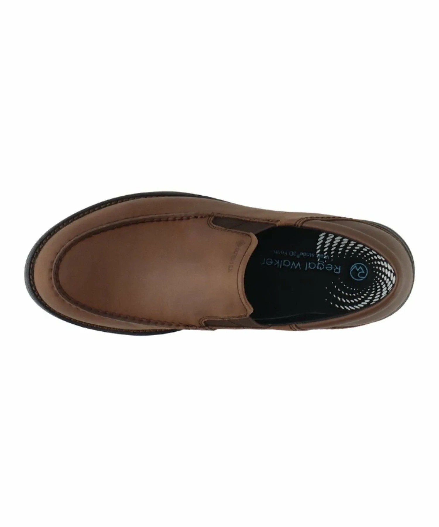 Повседневные туфли 352W Vamp темно-коричневого цвета Regal Walker, Dark brown — фото 4