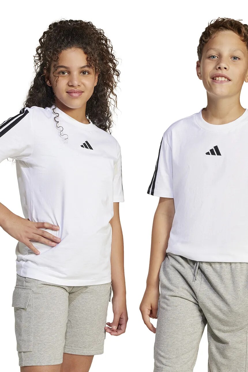 

Футболка детская хлопковая Adidas, белый