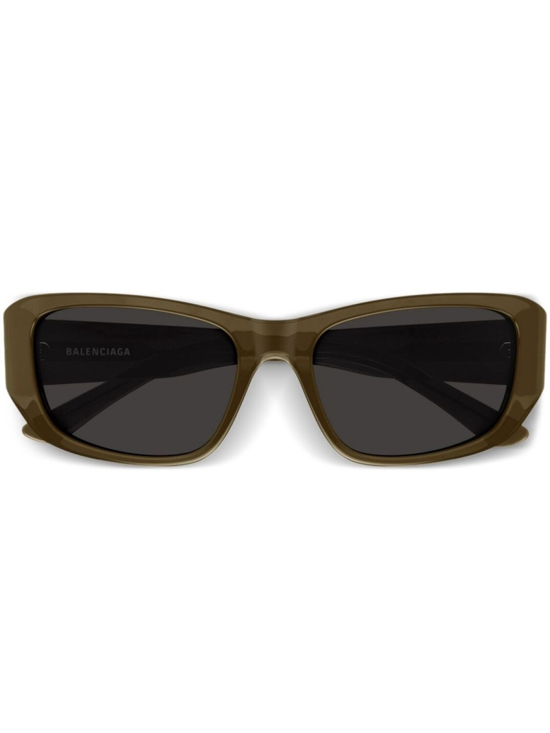 

Balenciaga Eyewear солнцезащитные очки в прямоугольной оправе, коричневый