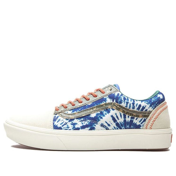 

Кроссовки comfycush old skool tie-dye 'blue white' Vans, синий