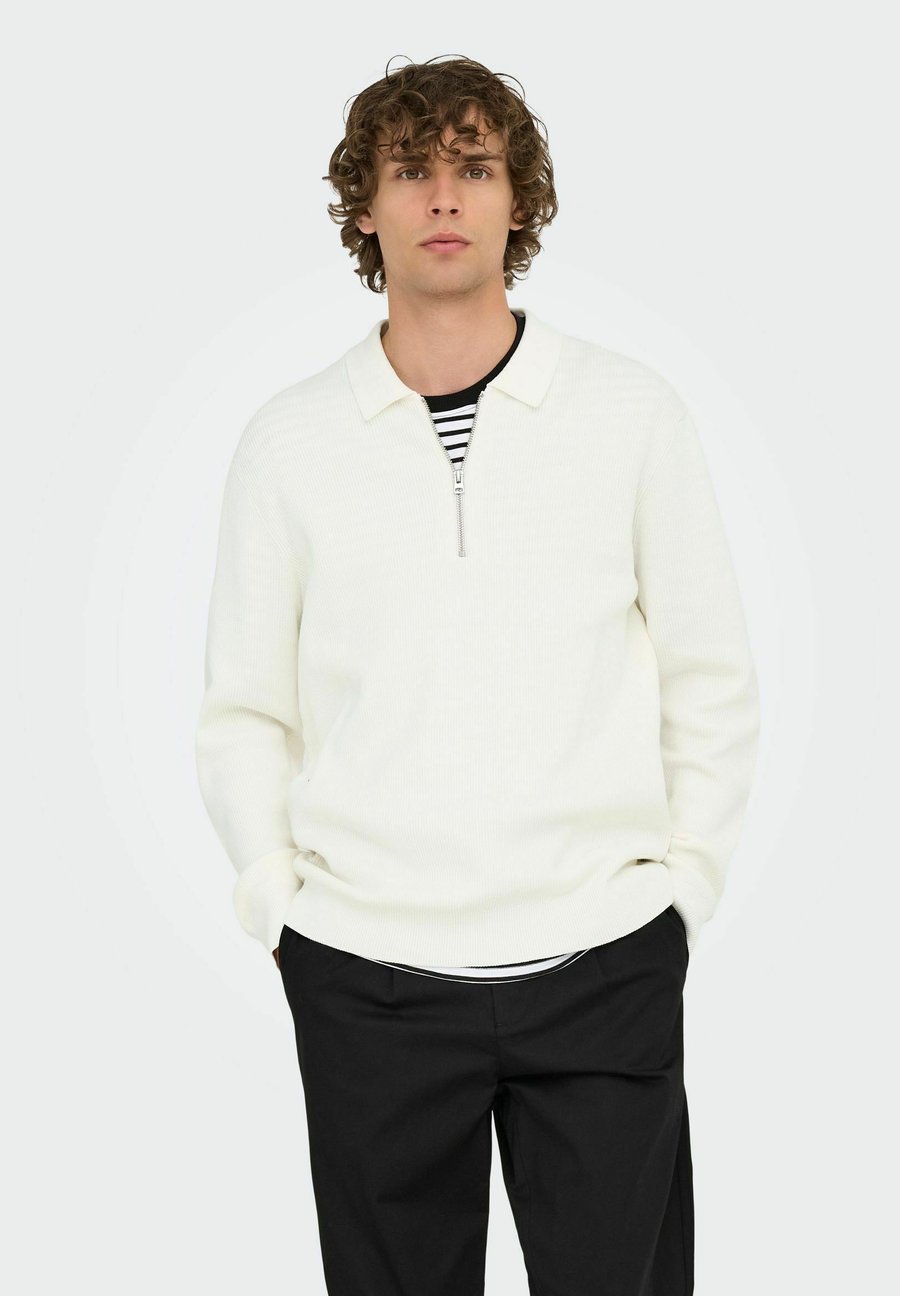 

Поло Only & Sons Polo shirt, Cloud Dancer/Off-White