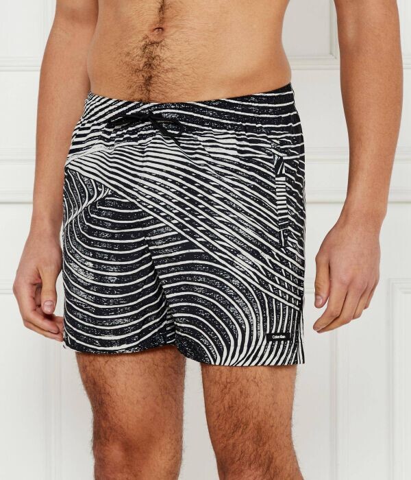 

Шорты пляжные Calvin Klein Swimwear Regular Fit, черный