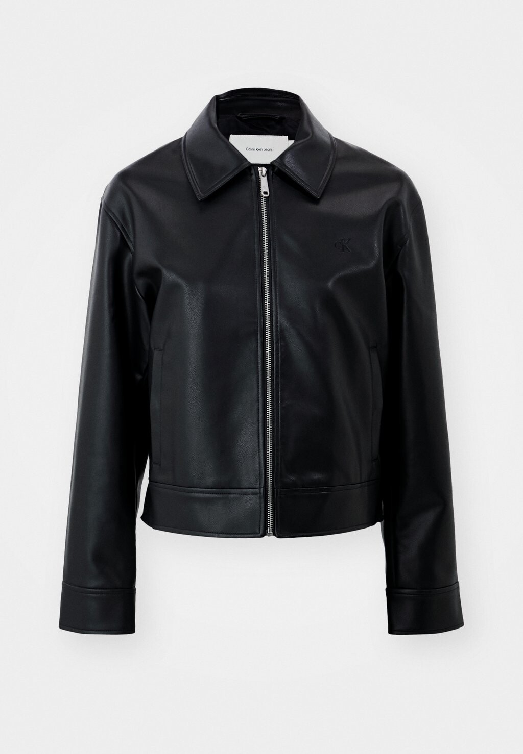 

Куртка из искусственной кожи ZIPPED Calvin Klein Jeans, черный