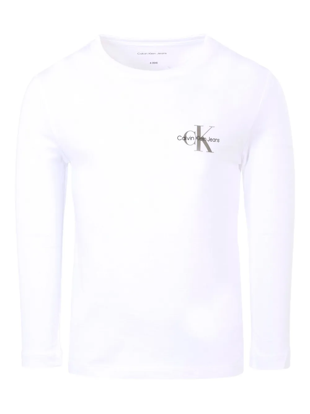 

Футболка с длинными рукавами и логотипом Calvin Klein Kids, белый