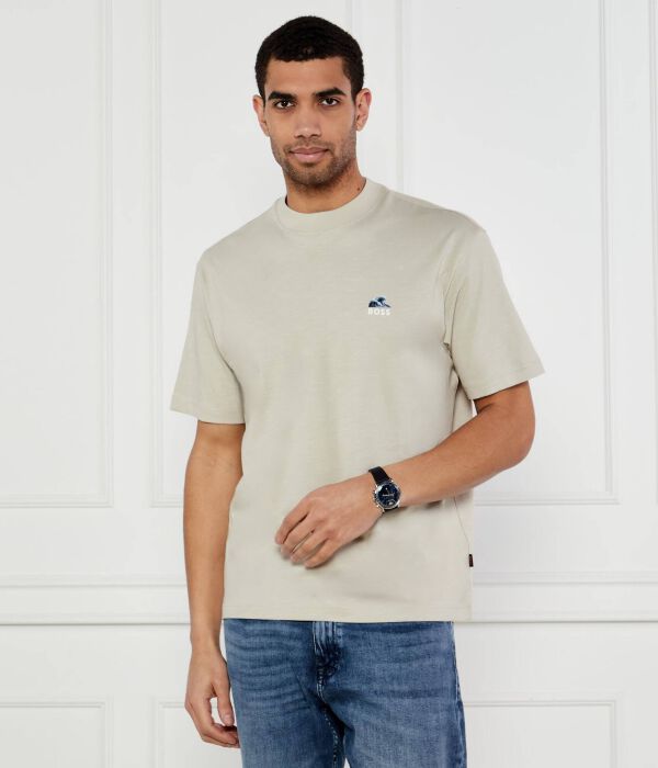 

Футболка te_numbers Loose fit Boss Orange, желтый