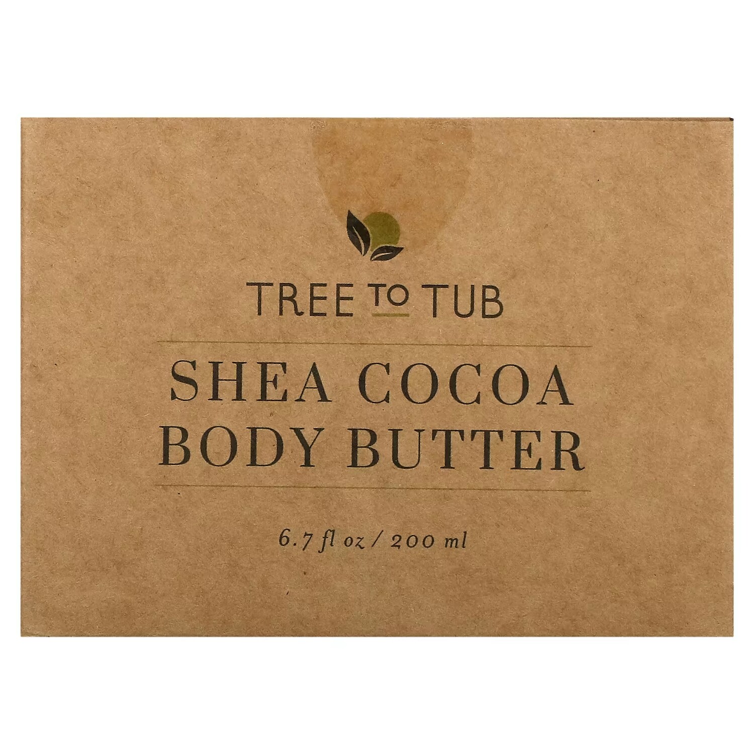 Tree To Tub Увлажняющий крем для тела с маслом ши, нежирный, увлажняющий для сухой чувствительной кожи, цитрусовый, 6,7 жидких унций (200 мл) — фото 2