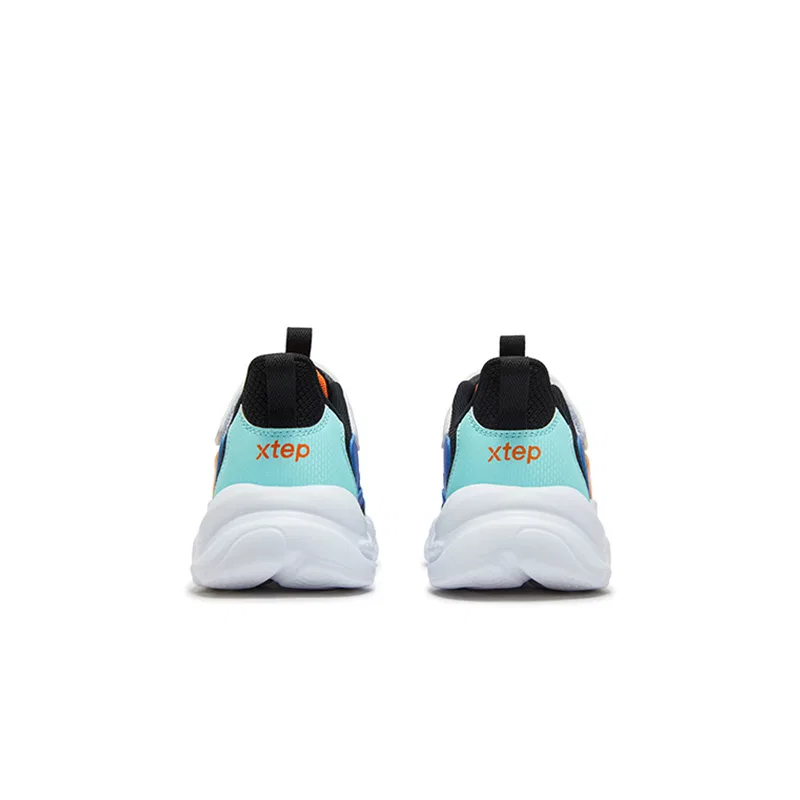 Детские кроссовки с защитой от скольжения и истирания Low top Lifestyle Shoes Black/Lyon Blue для детей 3-7 лет XTEP — фото 4