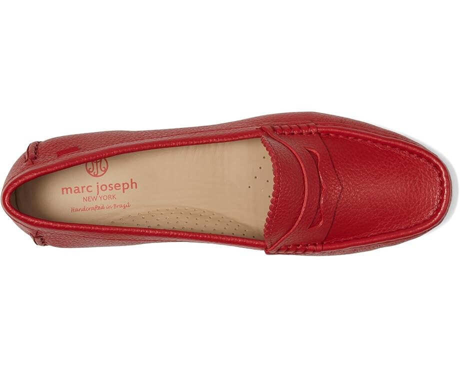 Лоферы Marc Joseph New York Carrol Street 2.0, цвет Red Grainy — фото 2