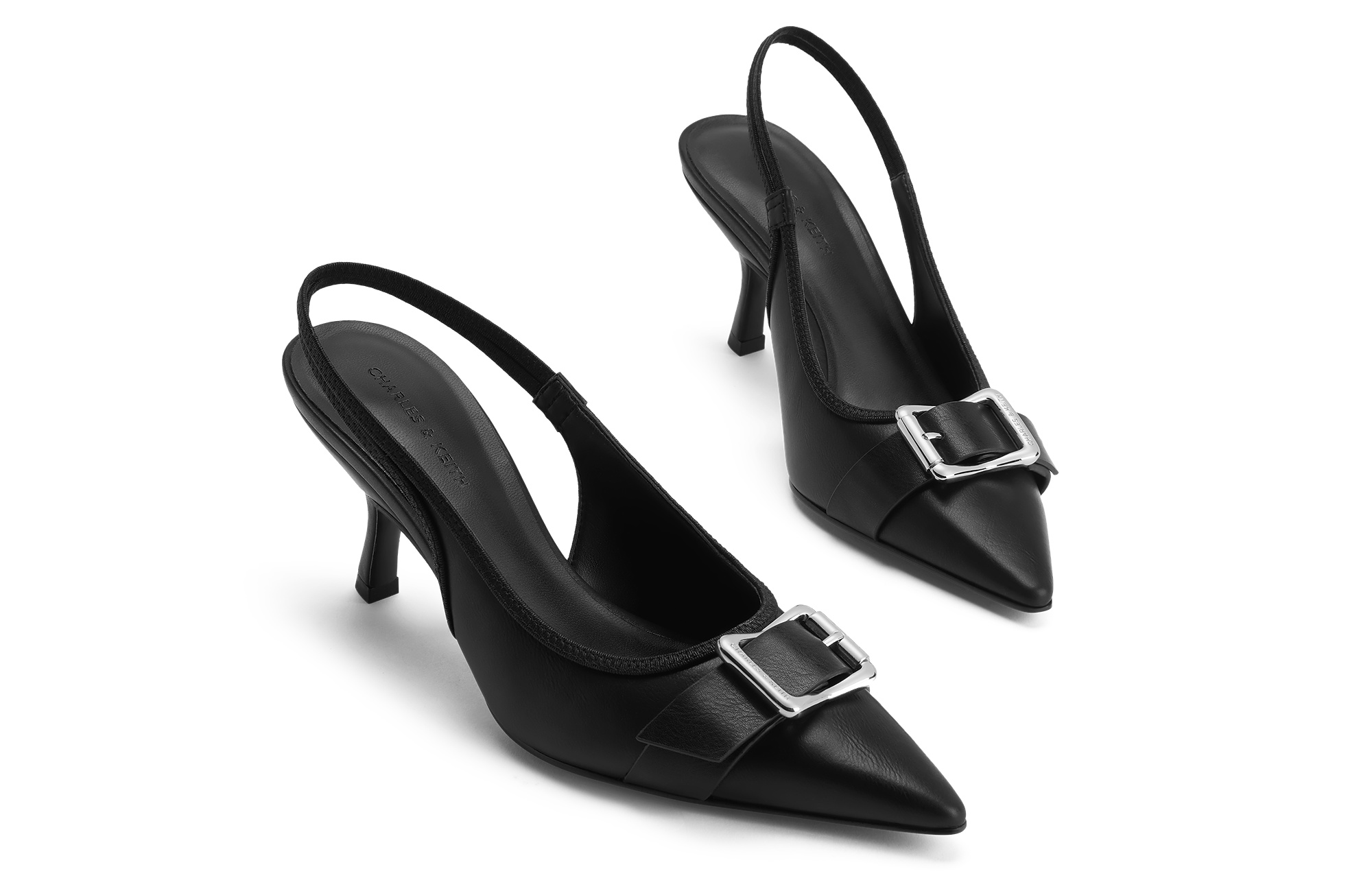 Маленькие сандалии CK на ремешке 7,7 см Женские CHARLES&KEITH Мел Белый — фото 4
