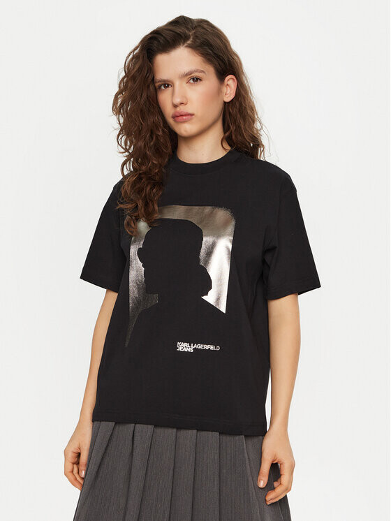 

Футболка стандартного кроя Karl Lagerfeld Jeans, черный