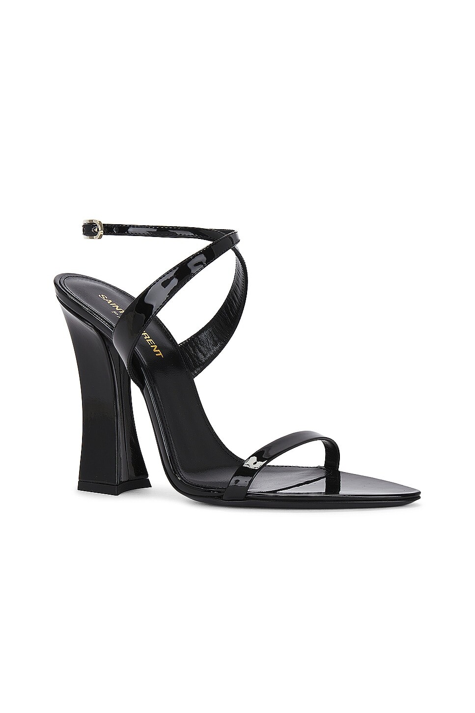 Женские сандалии Eva Sandal Saint Laurent, цвет Noir — фото 2