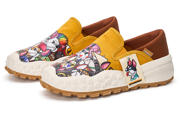 Лоферы Unisex Желтый/Фиолетовый/Красный Joy&Mario, Розово-красный — фото 2