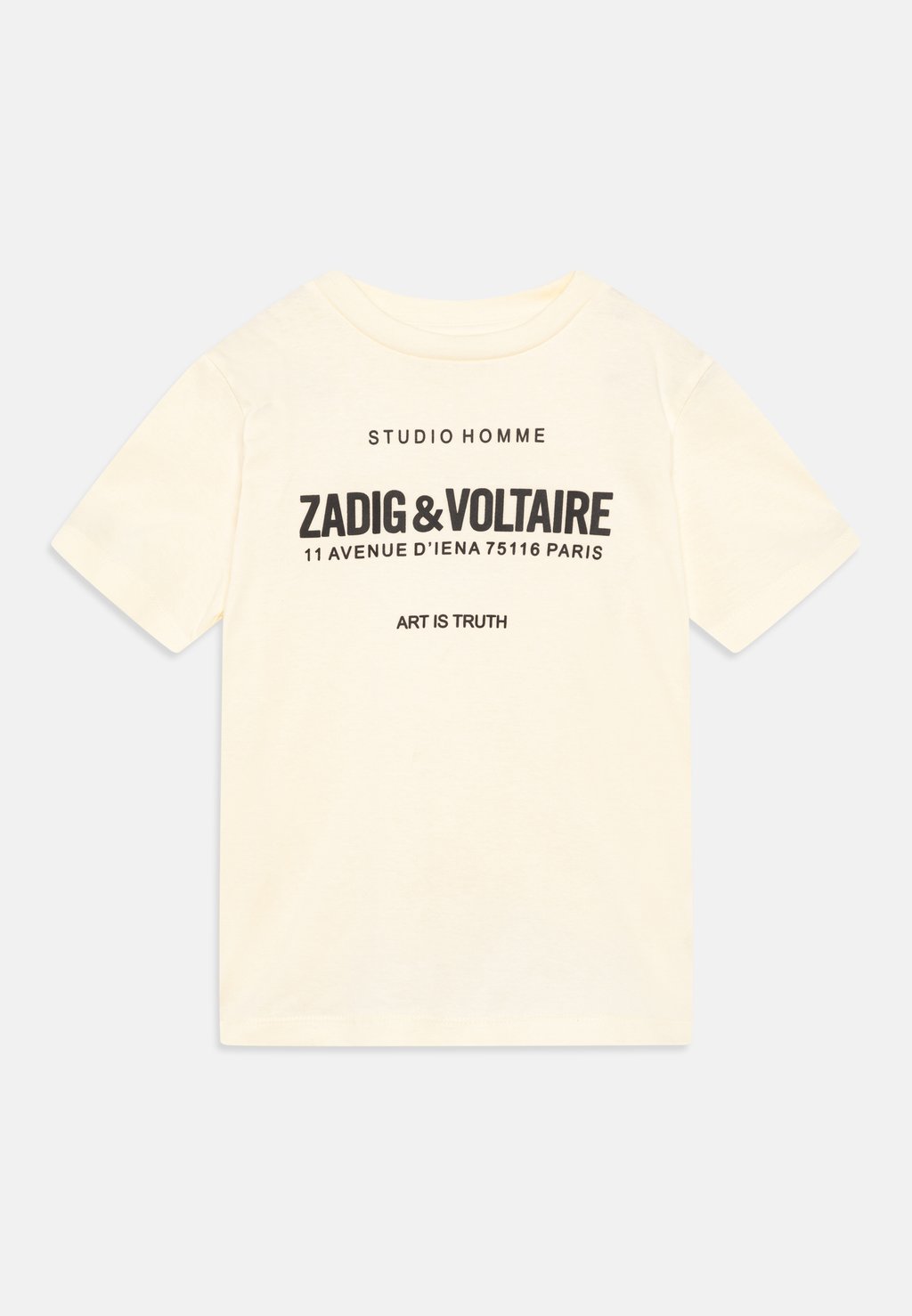 

Футболка с принтом SHORT SLEEVES UNISEX Zadig & Voltaire, слоновая кость