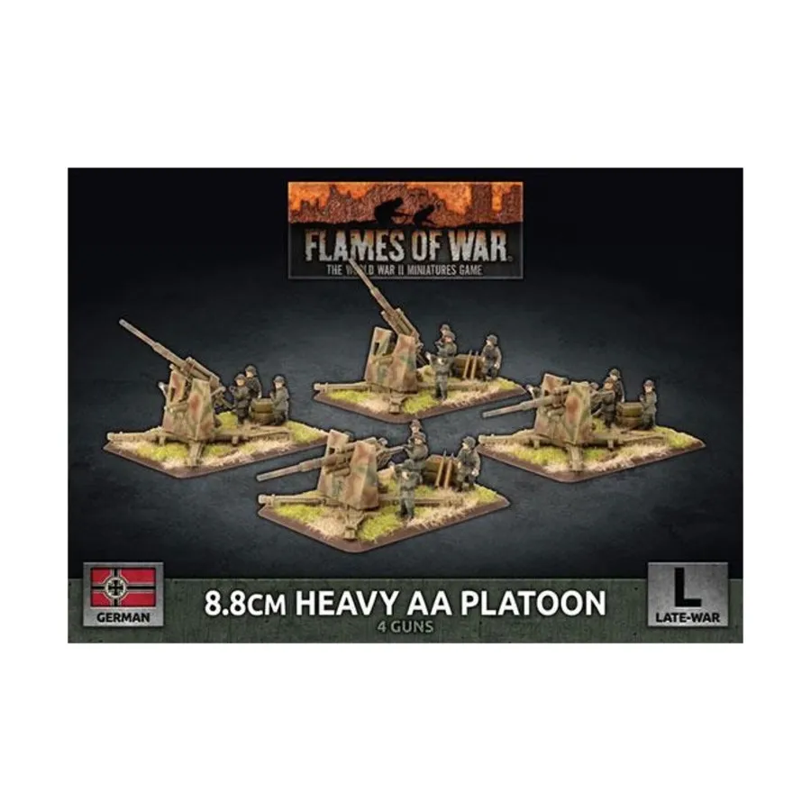 

8,8-см тяжелый зенитный взвод, Flames of War - WWII - German - Artillery, AA, AT & AFV's (4th Edition)