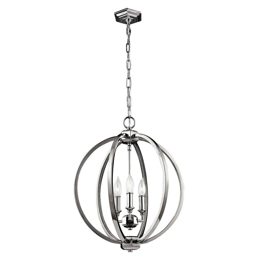 

Подвесной светильник Corinne, средний, полированный никель, 3 лампы Elstead Lighting