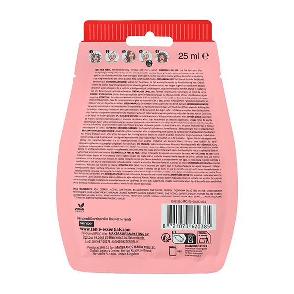 Маска для волос Cherry Hair Mask Разглаживающая маска для волос SENCE — фото 2