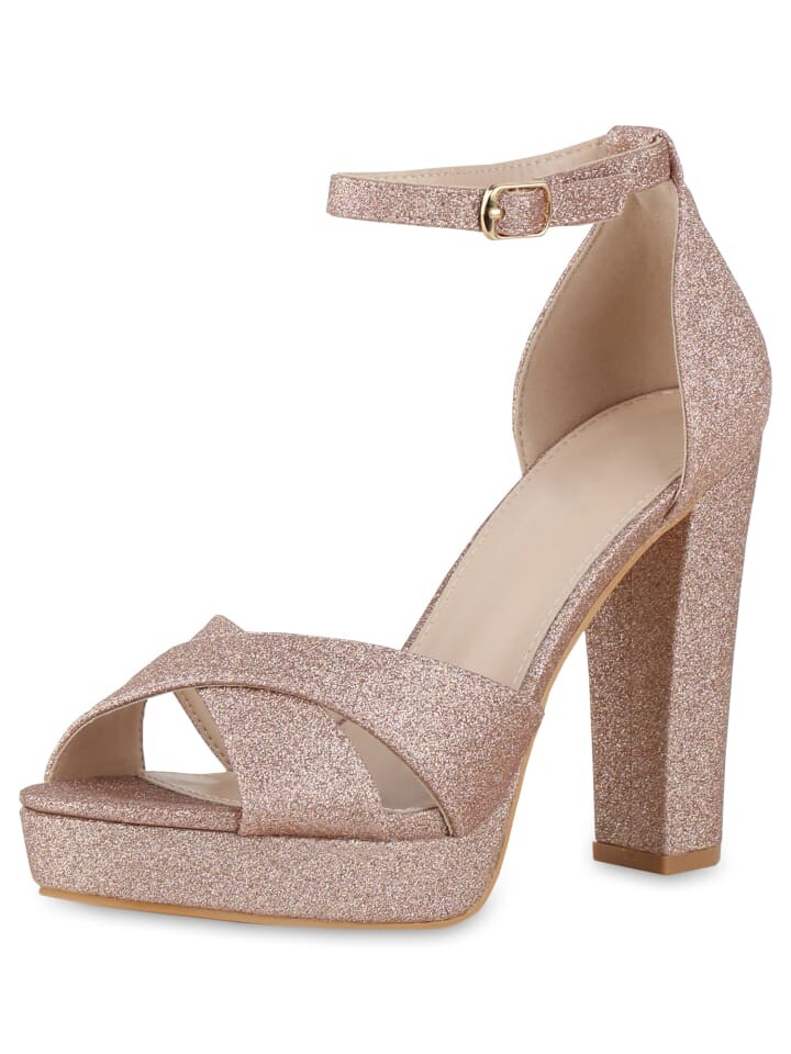 

Сандалии на плоской подошве VAN HILL High Heels Cheryl, цвет rose gold