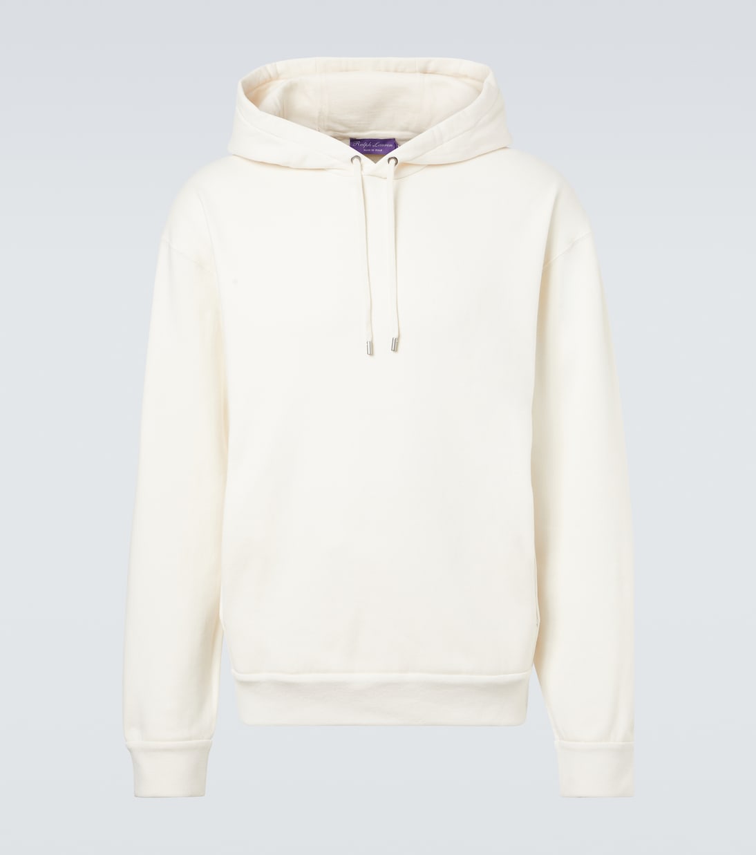 

Хлопковый худи с кашемиром Ralph Lauren Purple Label, Classic Cream