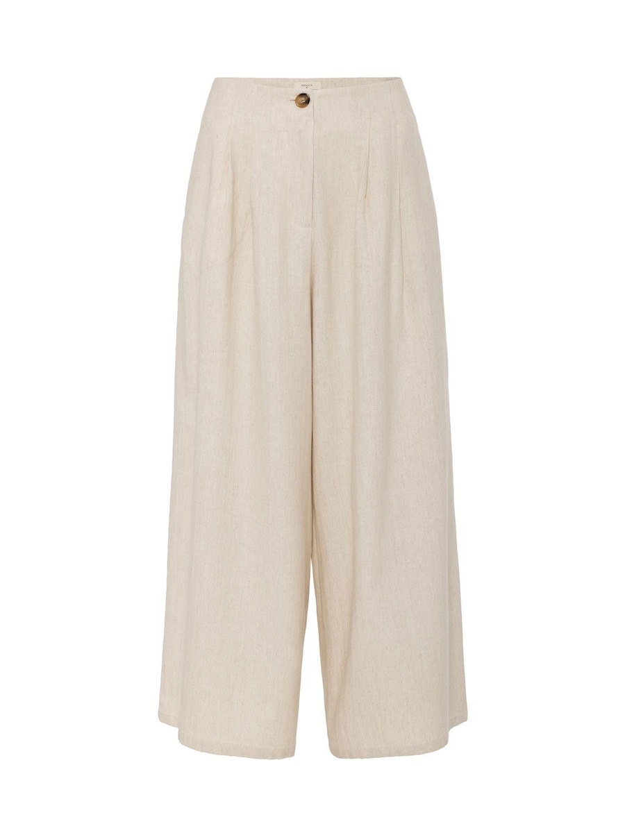 

Широкие брюки со складками спереди Antioch, от белого