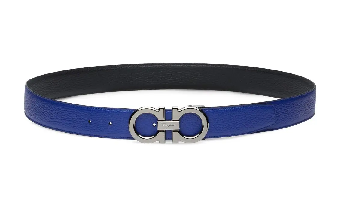 

Ferragamo Реверсивный пояс Gancini, Blue