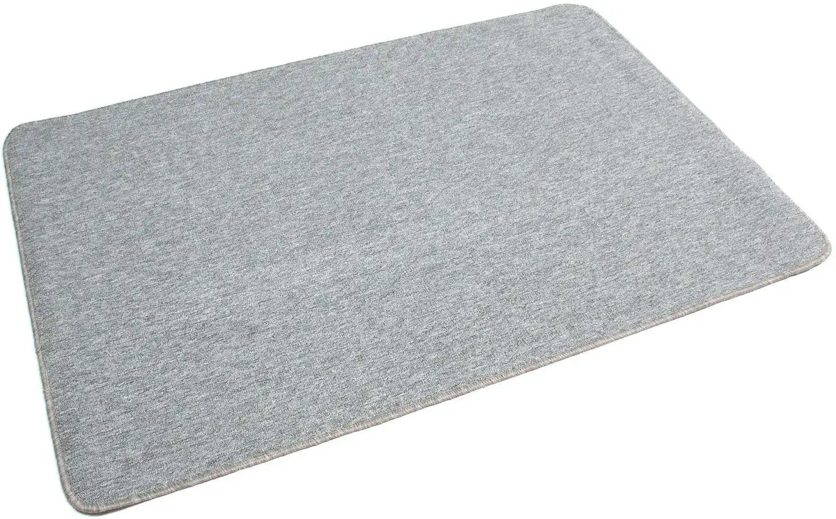 

Идеи Primaflor в текстильном ковре "МАКАО", прямоугольные, однотонные, идеально подходят для гостиной и спальни Primaflor-Ideen in Textil 67х140 см, серый