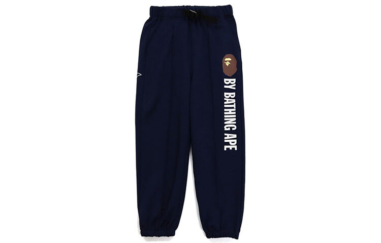 

Детские трикотажные спортивные штаны A Bathing Ape, темно-синий