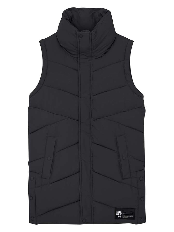 Зимняя куртка Color Kids Winterjacke, черный — фото 3