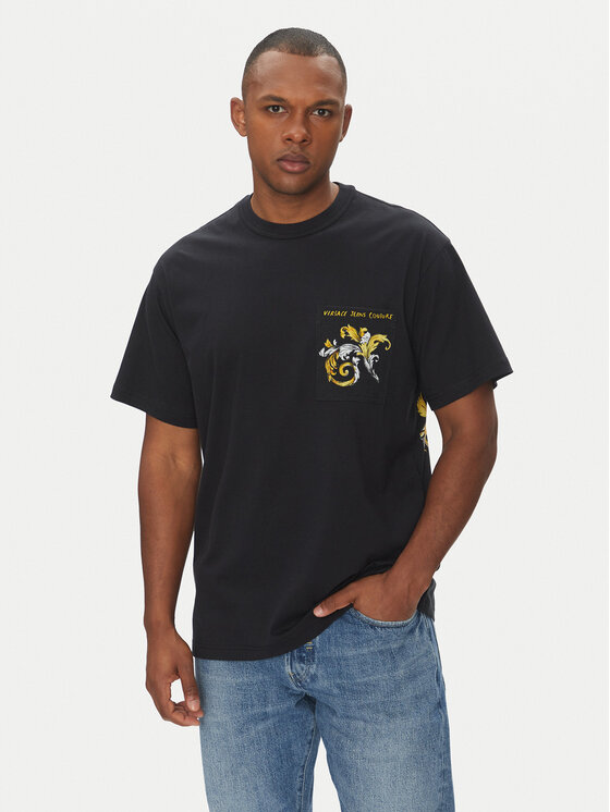 

Футболка обычного кроя 78GAH6RB Versace Jeans Couture, черный