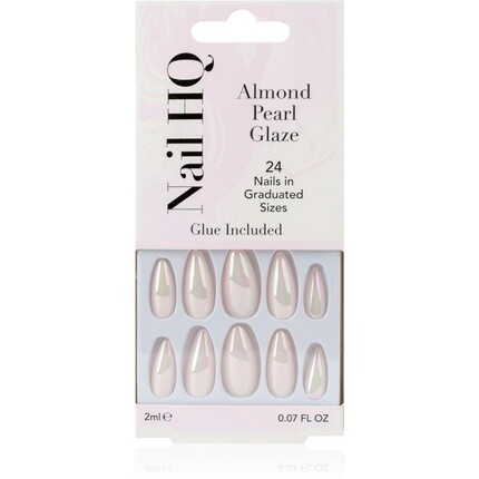 

Накладные ногти Nail HQ Миндаль с жемчужной глазурью 24 шт.