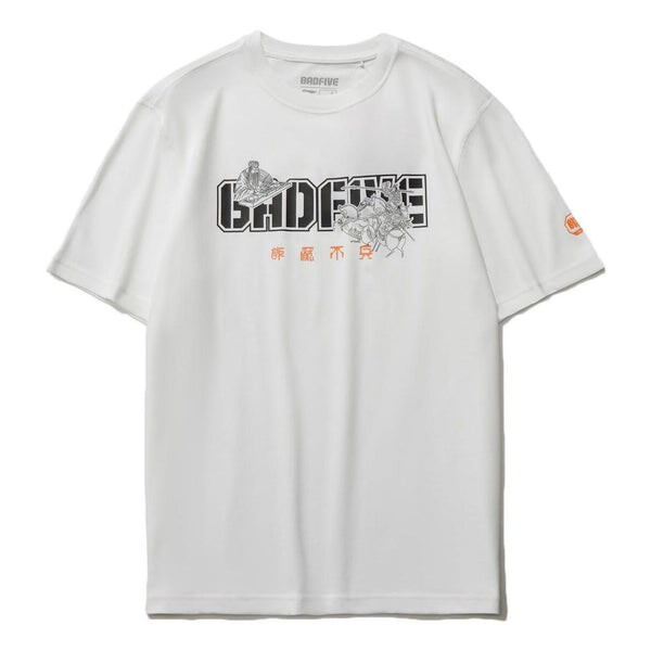 

Футболка с рисунком из мультфильма badfive Li-Ning, белый