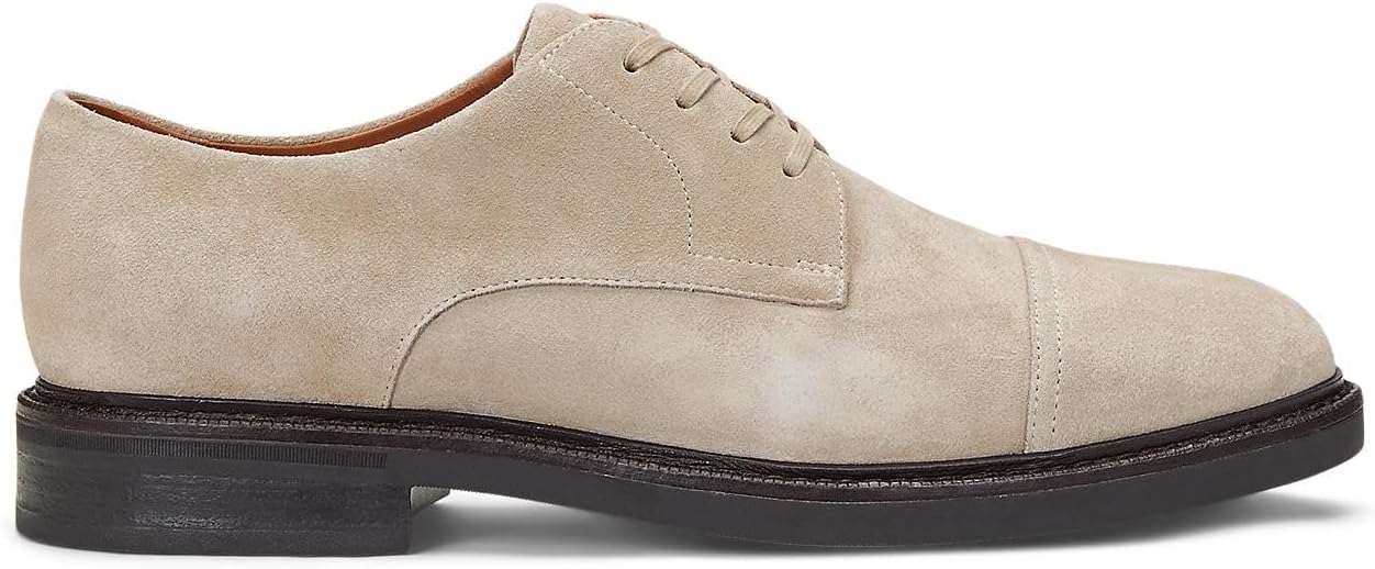 

Polo Ralph Lauren мужские туфли Captoe Asher с замшевым мыском, Milkshake
