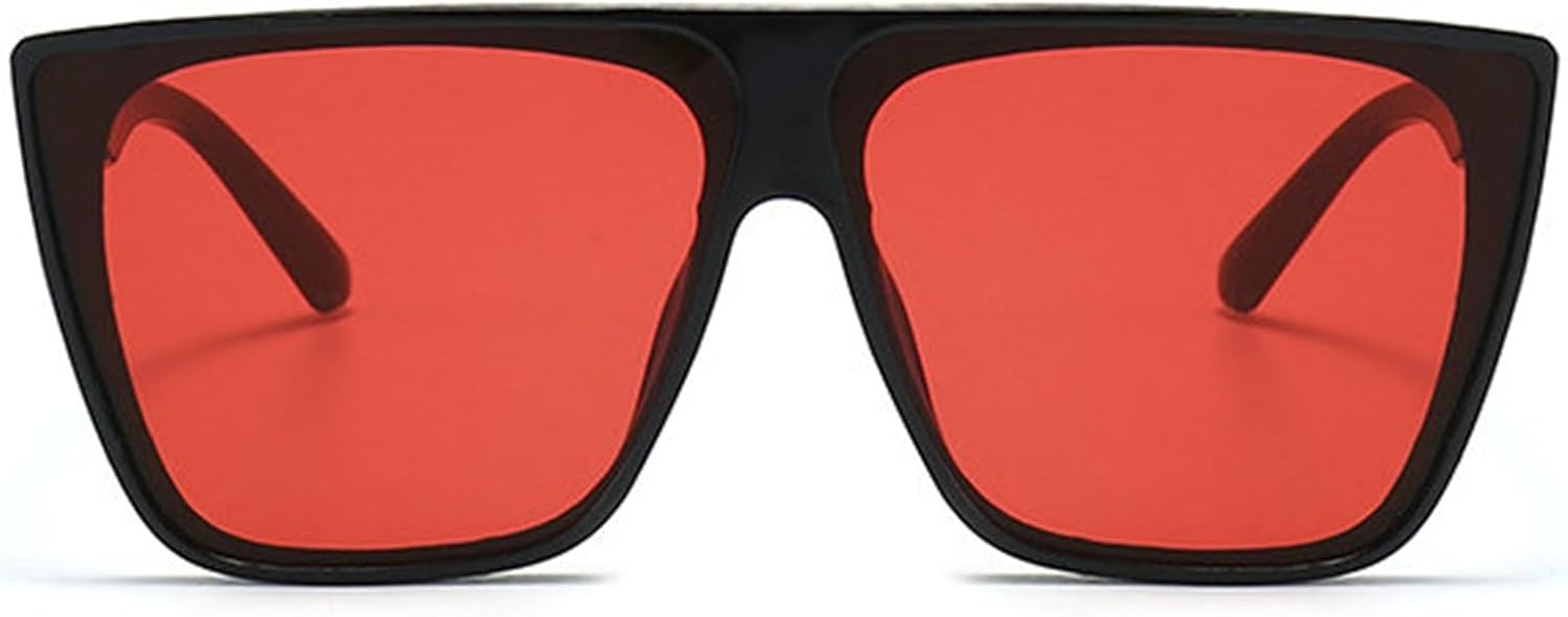 

Женские солнцезащитные очки квадратной формы Helena Square Oversized, роскошные, с плоской верхней частью, в большой оправе, с защитой от УФ-излучения UV400, модные черные, C5