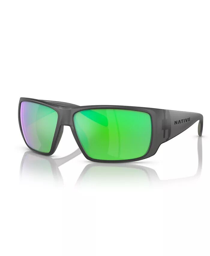 

Мужские поляризованные солнцезащитные очки Native Sightcaster, зеркальные Polar XD9021 Native Eyewear, серый