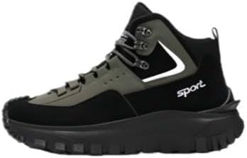 

Мужские стильные и классические кроссовки, доступны в черном и хаки цветах, подходят для повседневной носки и активного отдыха, такого как походы Minlaidian