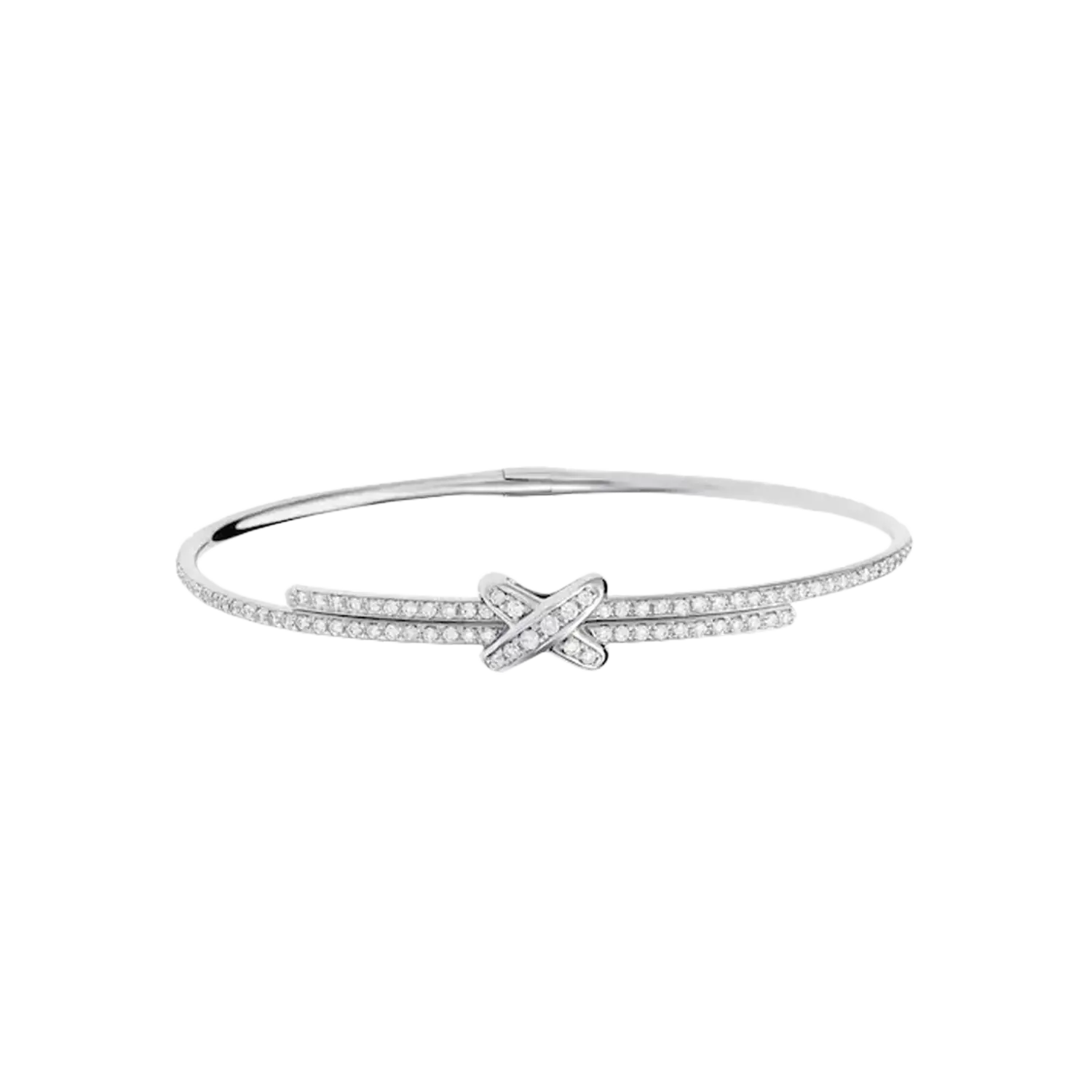 

Chaumet - браслет jeux de liens из белого золота с россыпью белых бриллиантов - 081798 CHAUMET