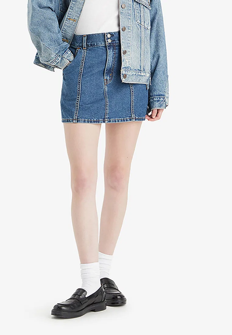 Юбка женская, джинсовая, Levi's, цвет синий — фото 4