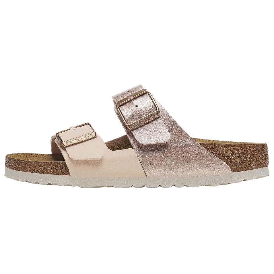 Birkenstock Тапочки-слайды Arizona Split EVA, износостойкие, женские, бежево-медные, узкие