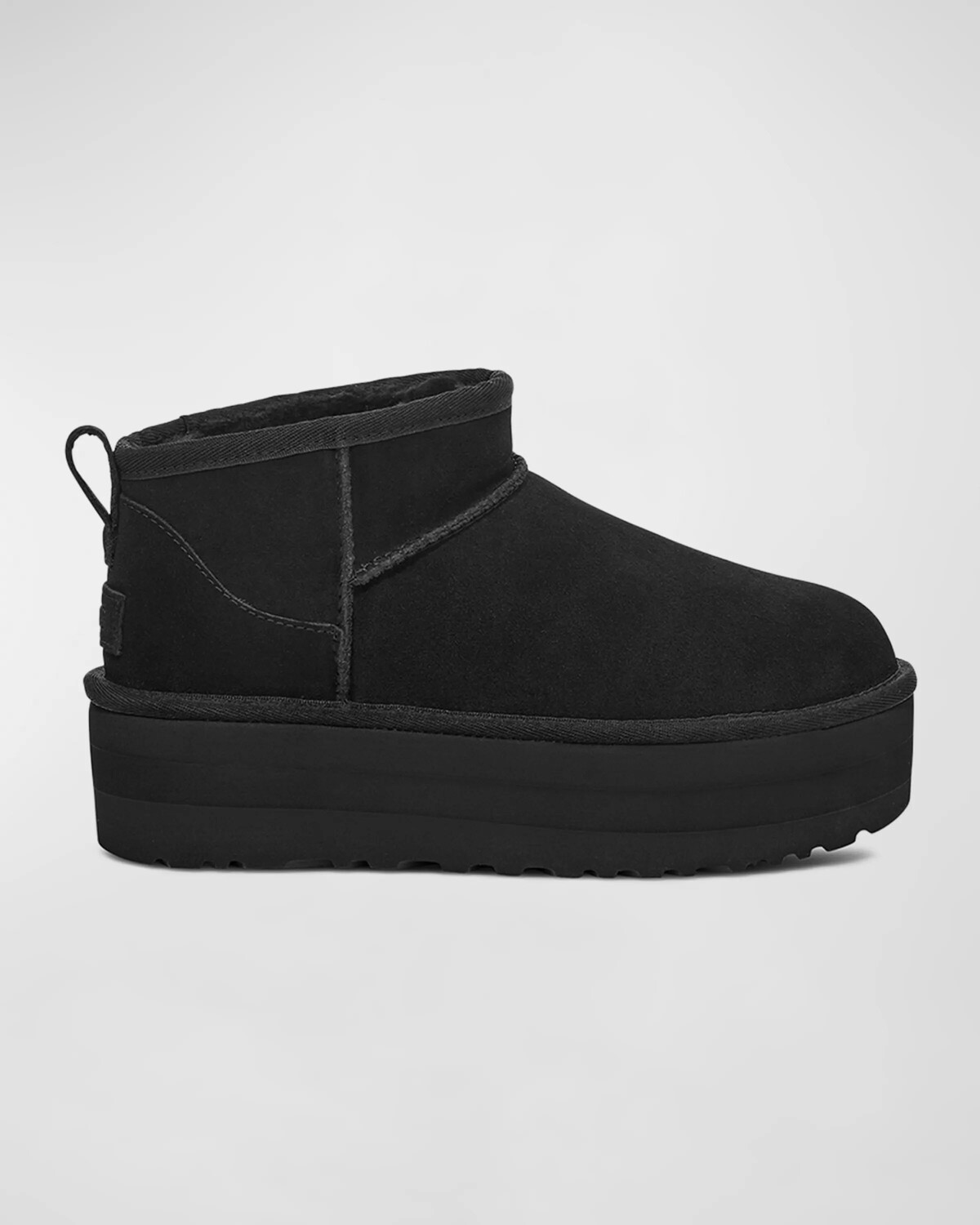 Ботинки классические UGG Ultra Mini на платформе, черный