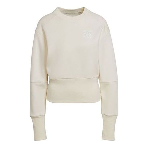 

Худи (WMNS) adidas x Karlie Kloss Crossover Solid Color Splicing Sports Pullover Hoodless Hoodie Creamy White