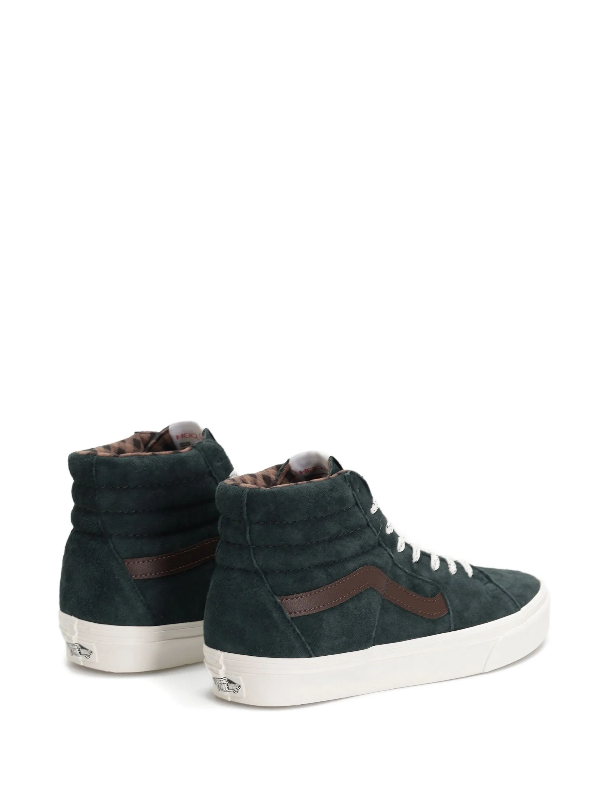 Кроссовки U SK8-HI Plaid Scarab Vans, черный — фото 3