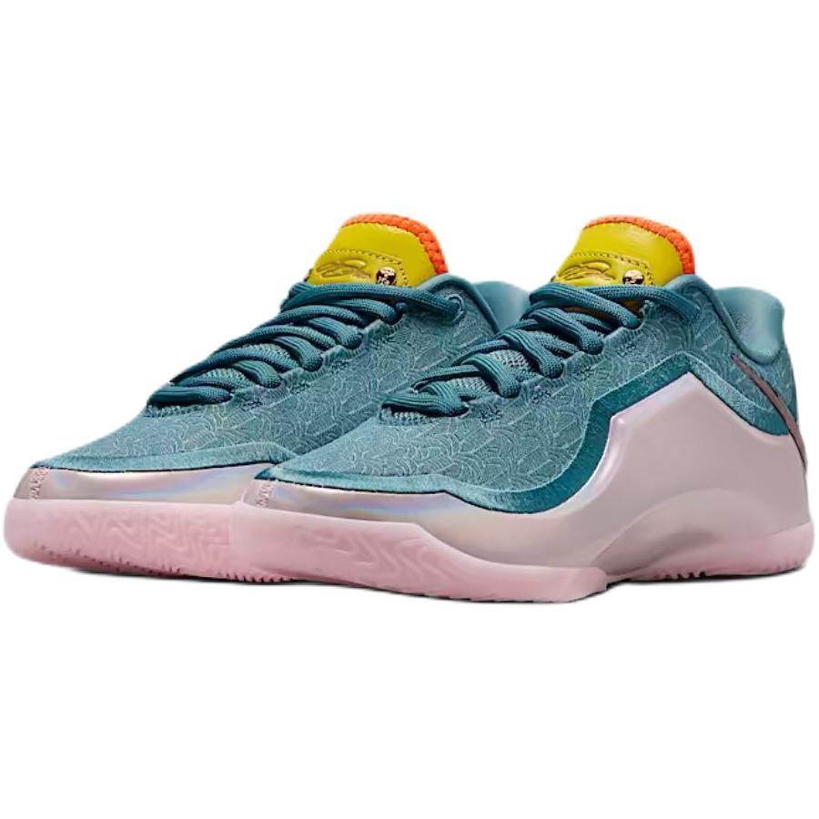 Nike Детские баскетбольные кроссовки Lebron 23 Low top Blue Pink — фото 4