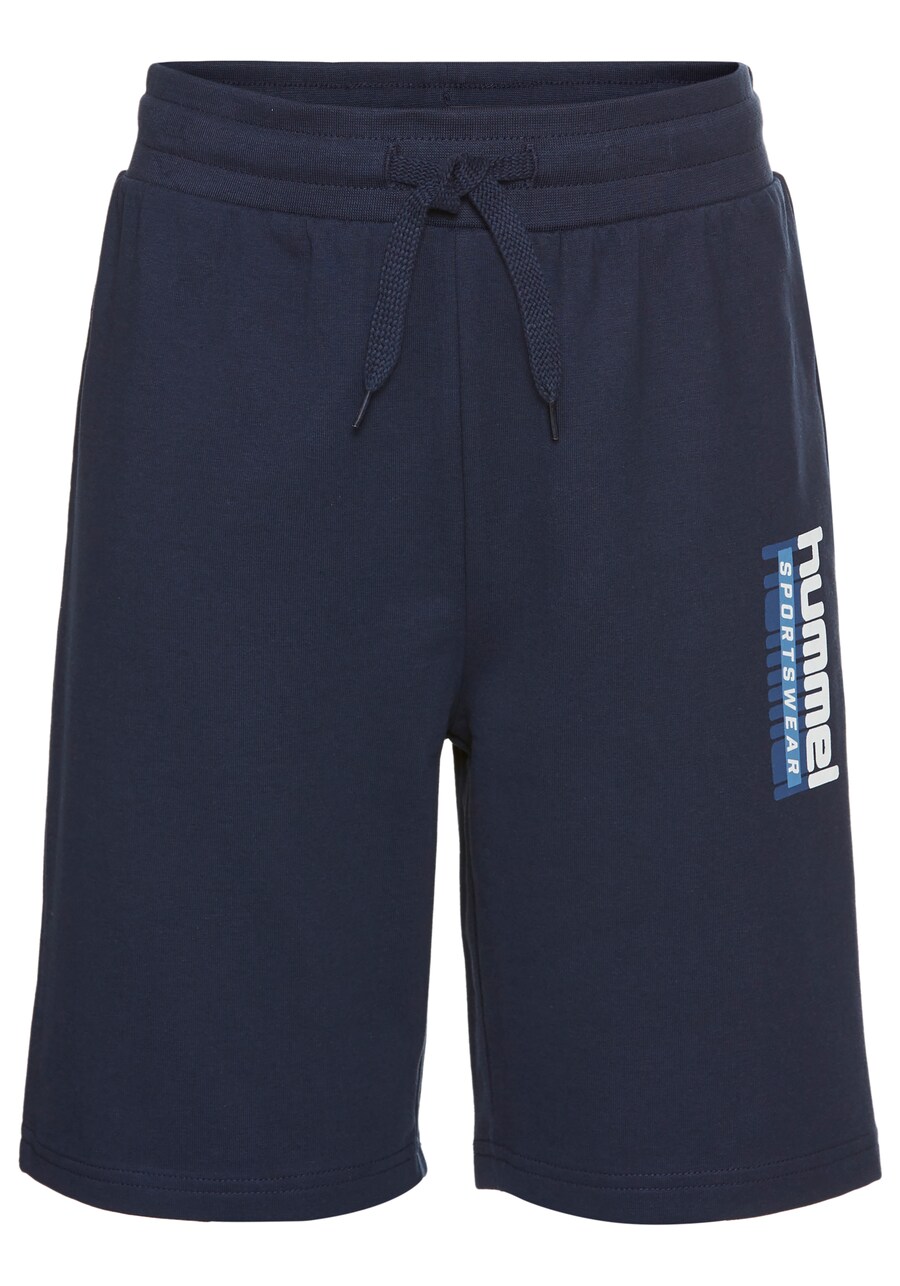 Брюки свободного кроя Hummel Tukas, цвет Navy/Royal blue — фото 4