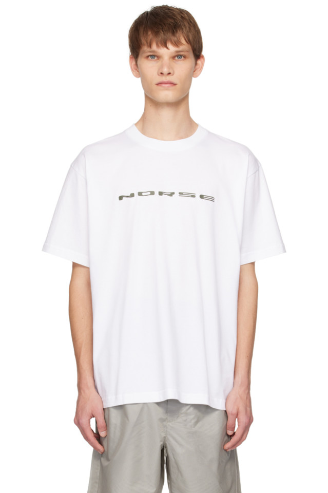 

Футболка Simon Norse Projects, белый
