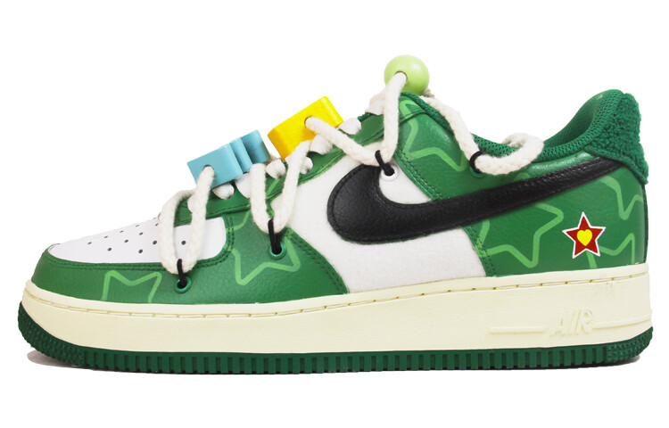 

Кроссовки Nike Air Force 1 Skateboarding Shoes Men Low-top White/green, зеленый